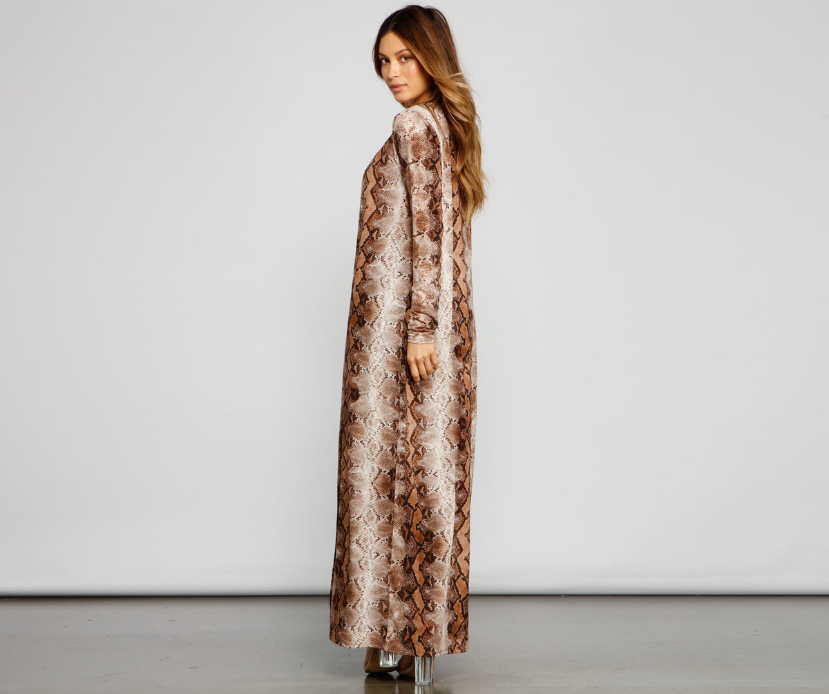 DUSTER COAT MAD AS A SNAKE