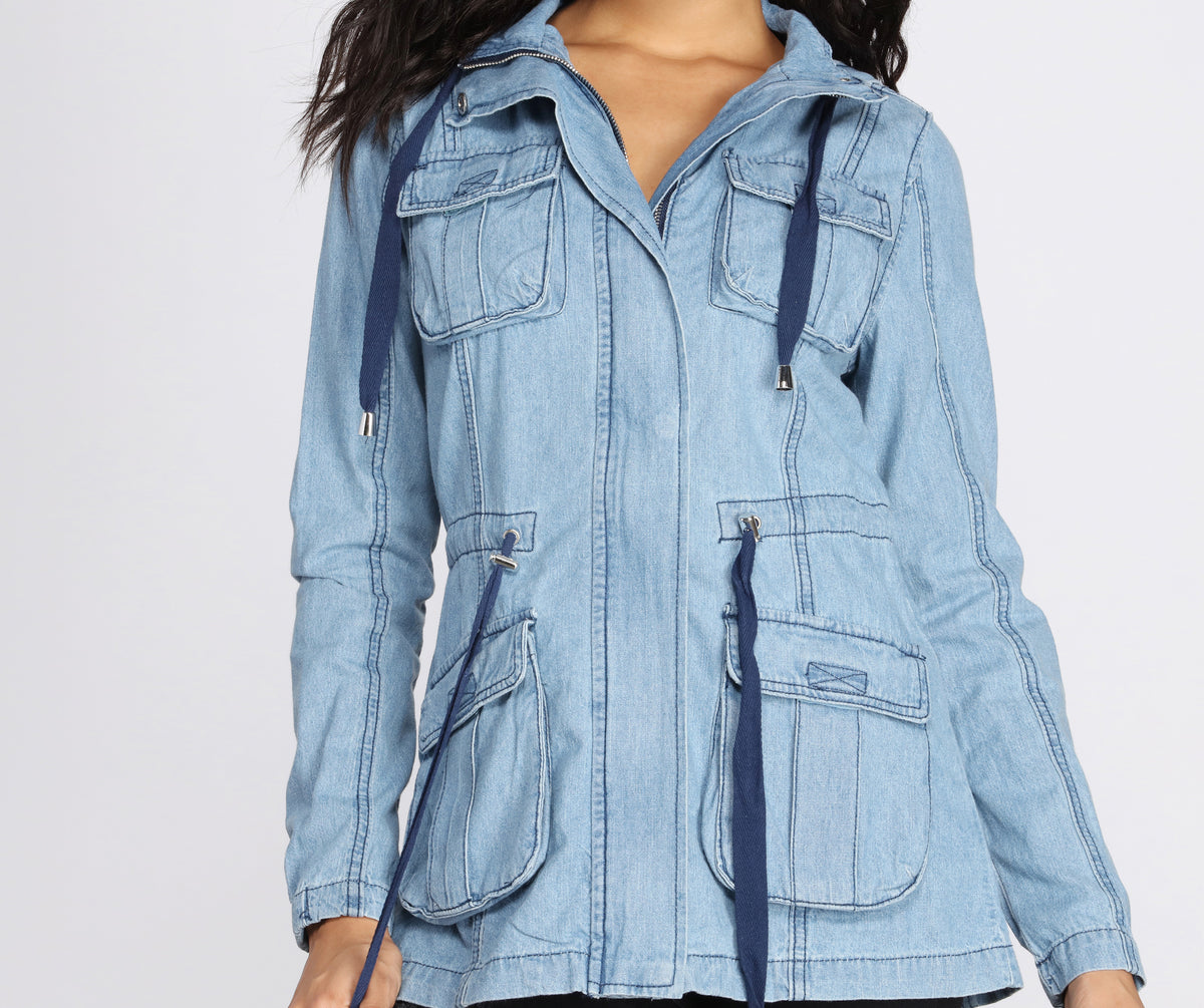 DENIM ANORAK
