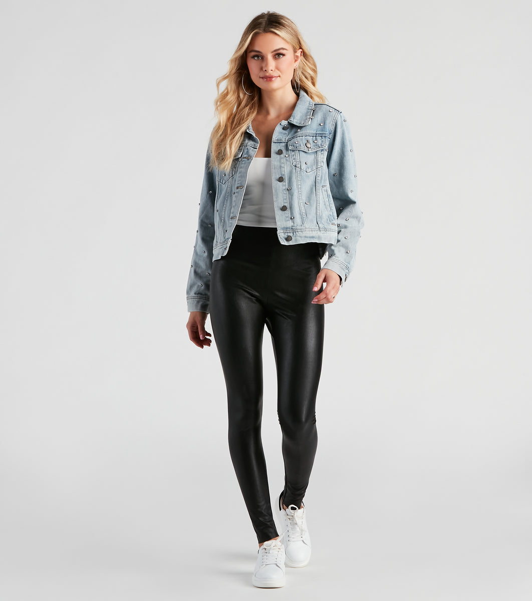 Nordstrom Sale converse spanx leggings denim jacket casual style 6 - Olivia  Jeanette