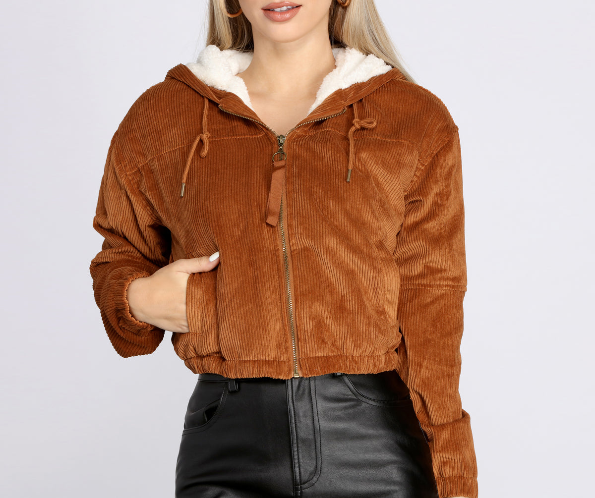 大きな取引 Sherpa Lined Windsor | Jacket Bomber Corduroy ジャケット・アウター