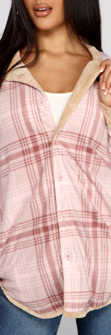 With fun and flirty details, Keep It Trendy Reversible Shacket shows off your unique style for a trendy outfit for the summer season!