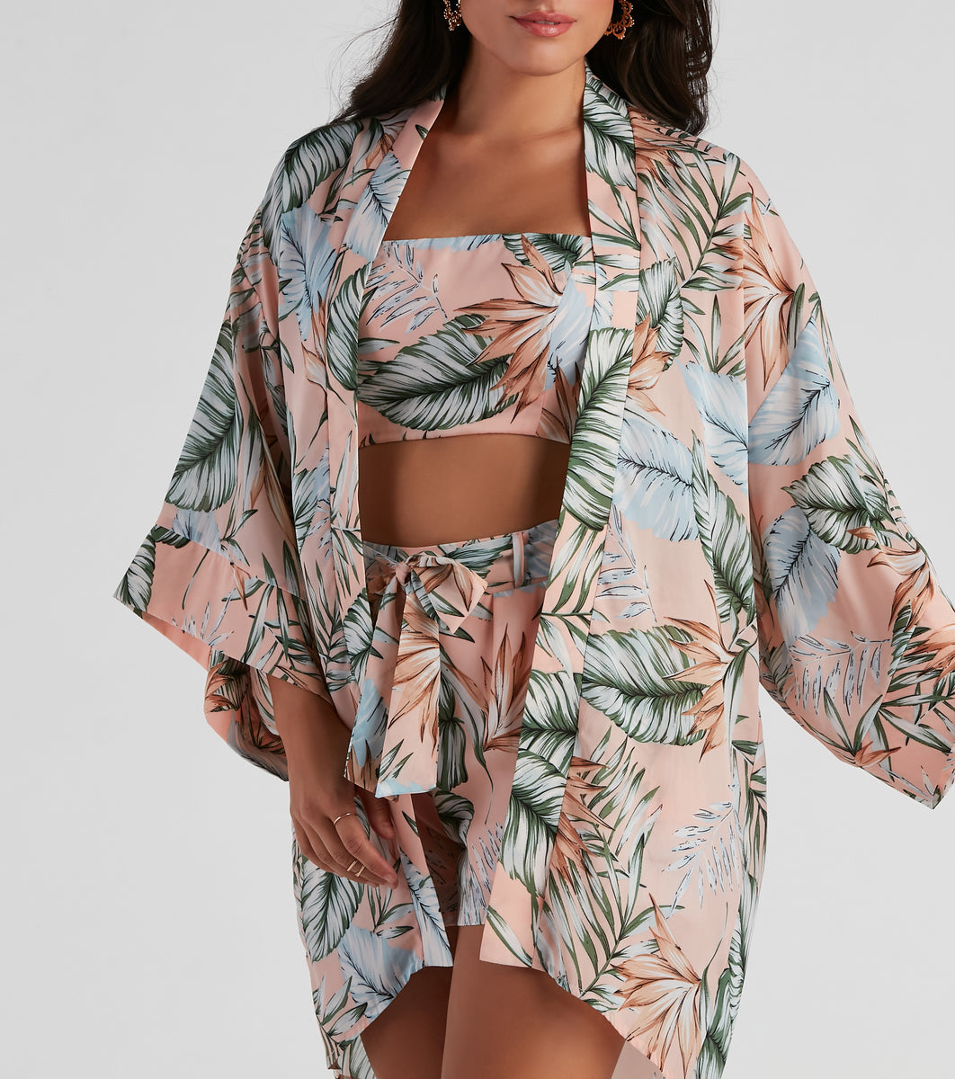 Dreamy Island Vibes Chiffon Kimono | Windsor Dreamy Island Vibes Chiffon Kimono | Windsor