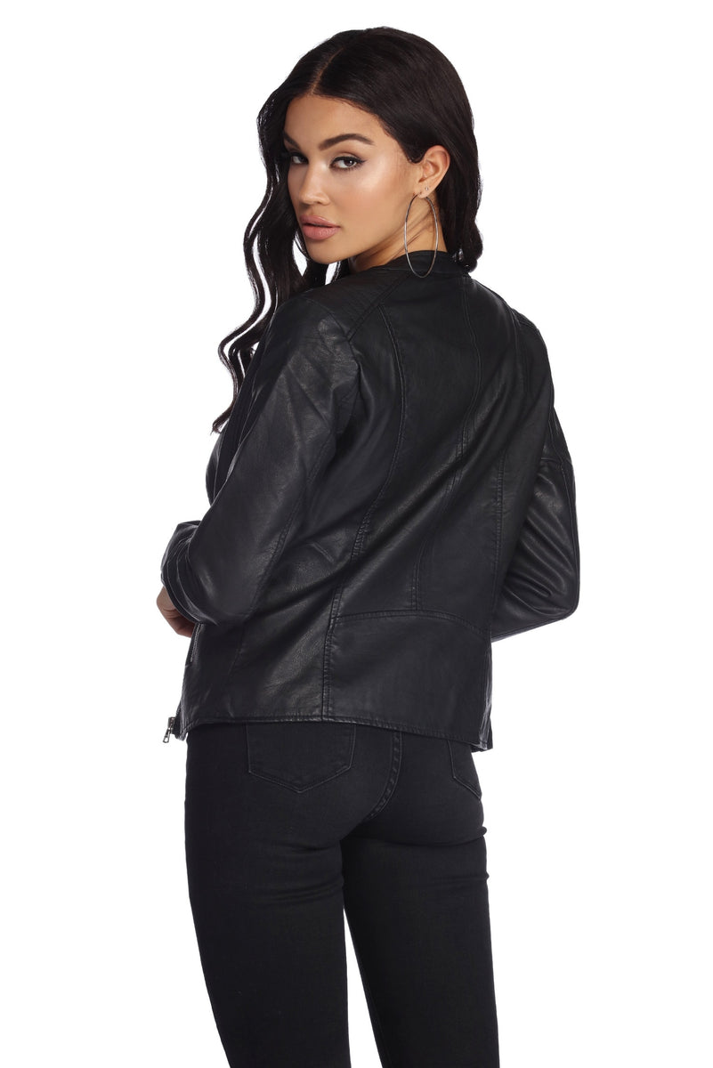 Bad Decisions Faux Leather Jacket | Windsor