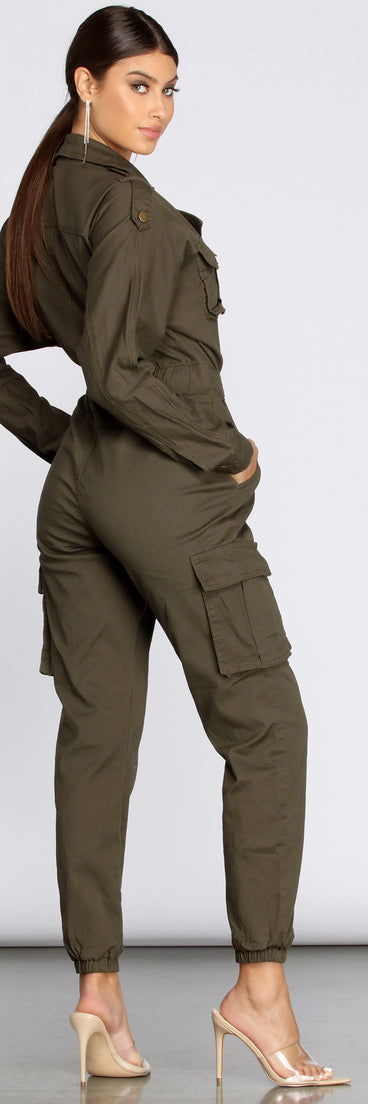 Trendy Utility Cargo Jumpsuit for 2022 festival outfits, festival dress, outfits for raves, concert outfits, and/or club outfits