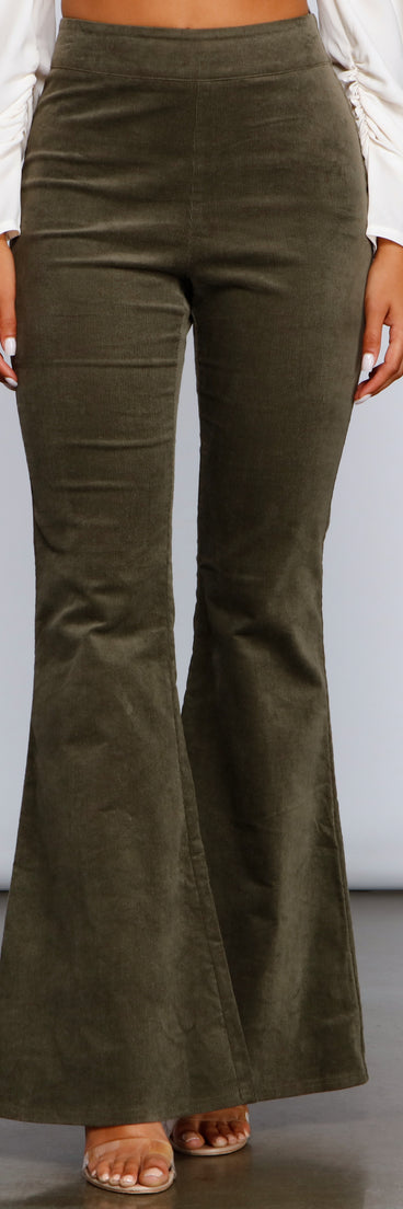 Bring The Flare Corduroy Pants provides a stylish start to creating your best summer outfits of the season with on-trend details for 2023!