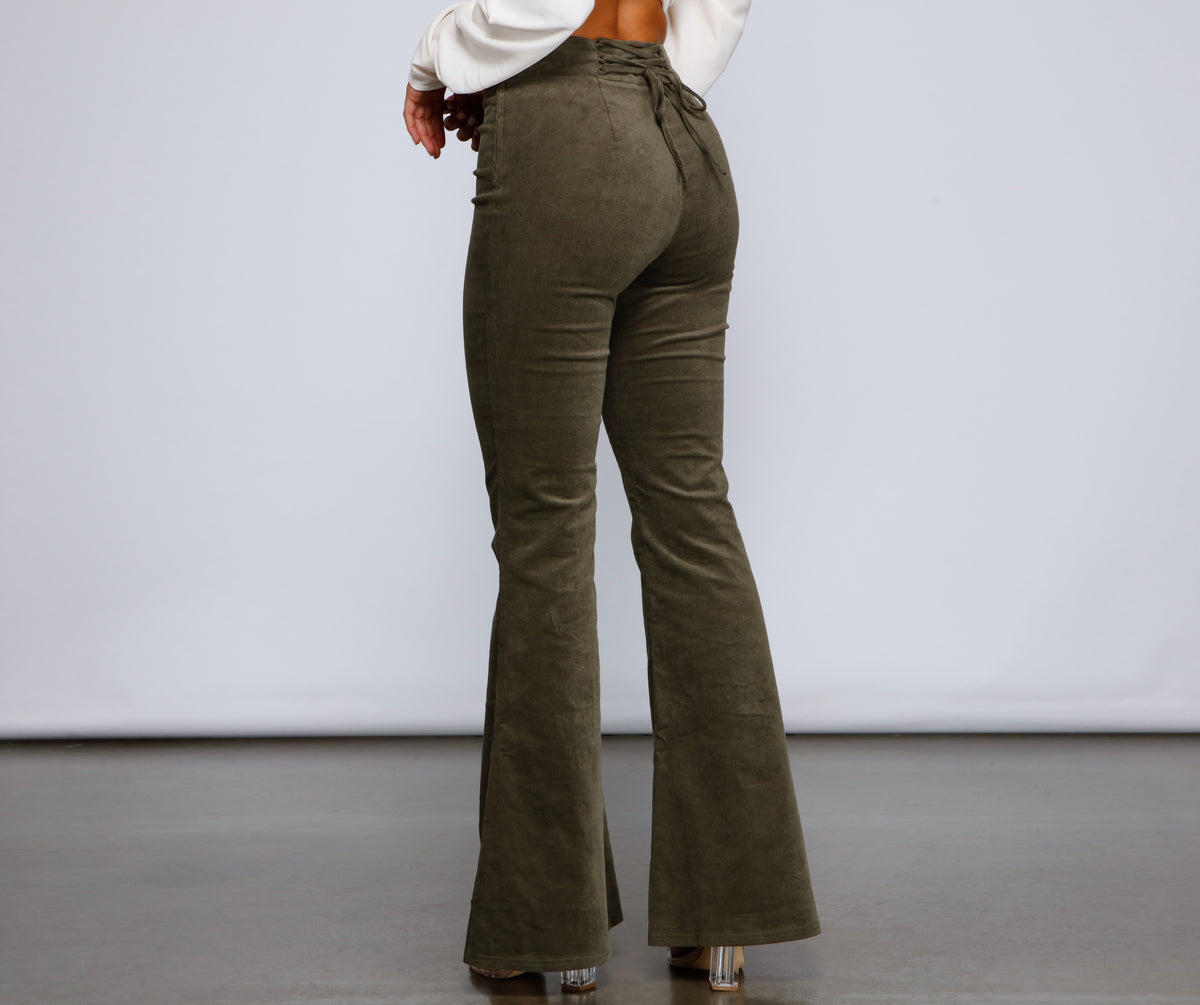 Bring The Flare Corduroy Pants | Windsor