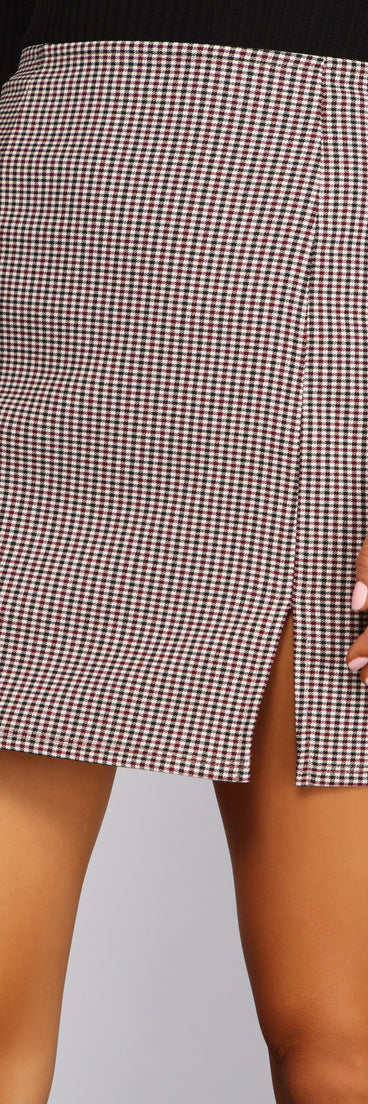 High Rise Checkered Mini Skirt for 2023 festival outfits, festival dress, outfits for raves, concert outfits, and/or club outfits