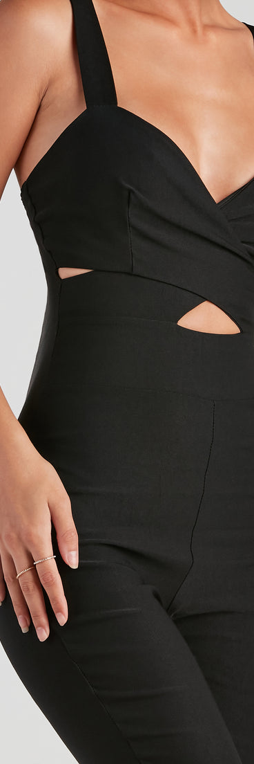 Absolute Bombshell Cross Front Catsuit provides a stylish start to creating your best summer outfits of the season with on-trend details for 2023!