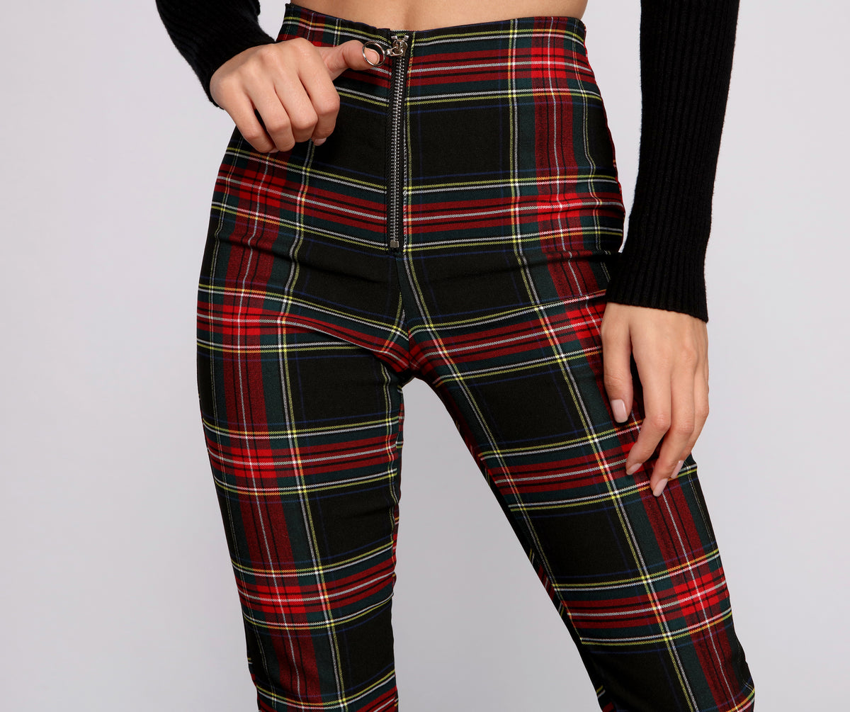 パンツ [COTTE] Checkered Pants Green/Multi Belted Gingham Trouser | WHISTLES | Whistles US |