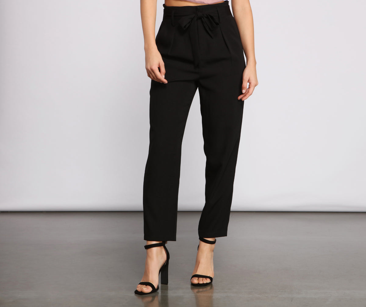Tapered Tease High Waist Dress Pants | Windsor
