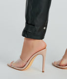 Hide And Sleek Faux Leather Cargo Joggers