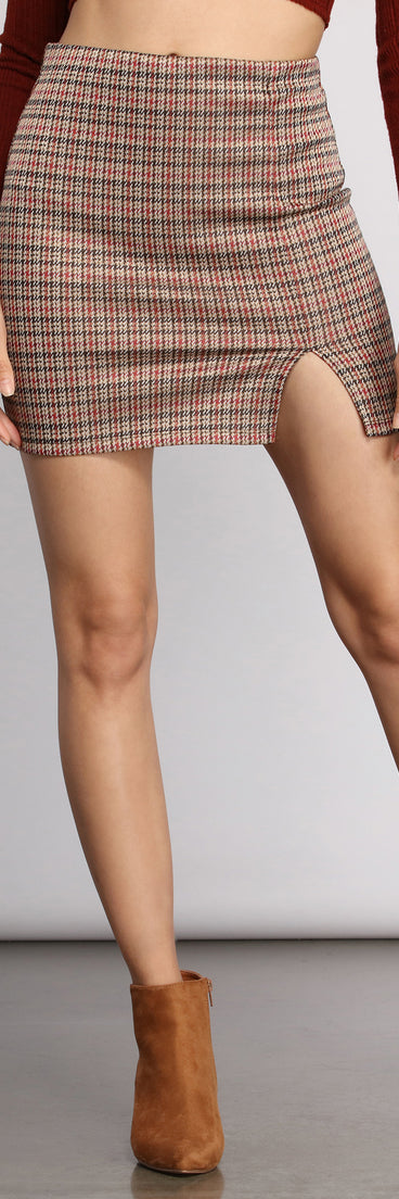 Preppy and Poised Plaid Mini Skirt for 2023 festival outfits, festival dress, outfits for raves, concert outfits, and/or club outfits