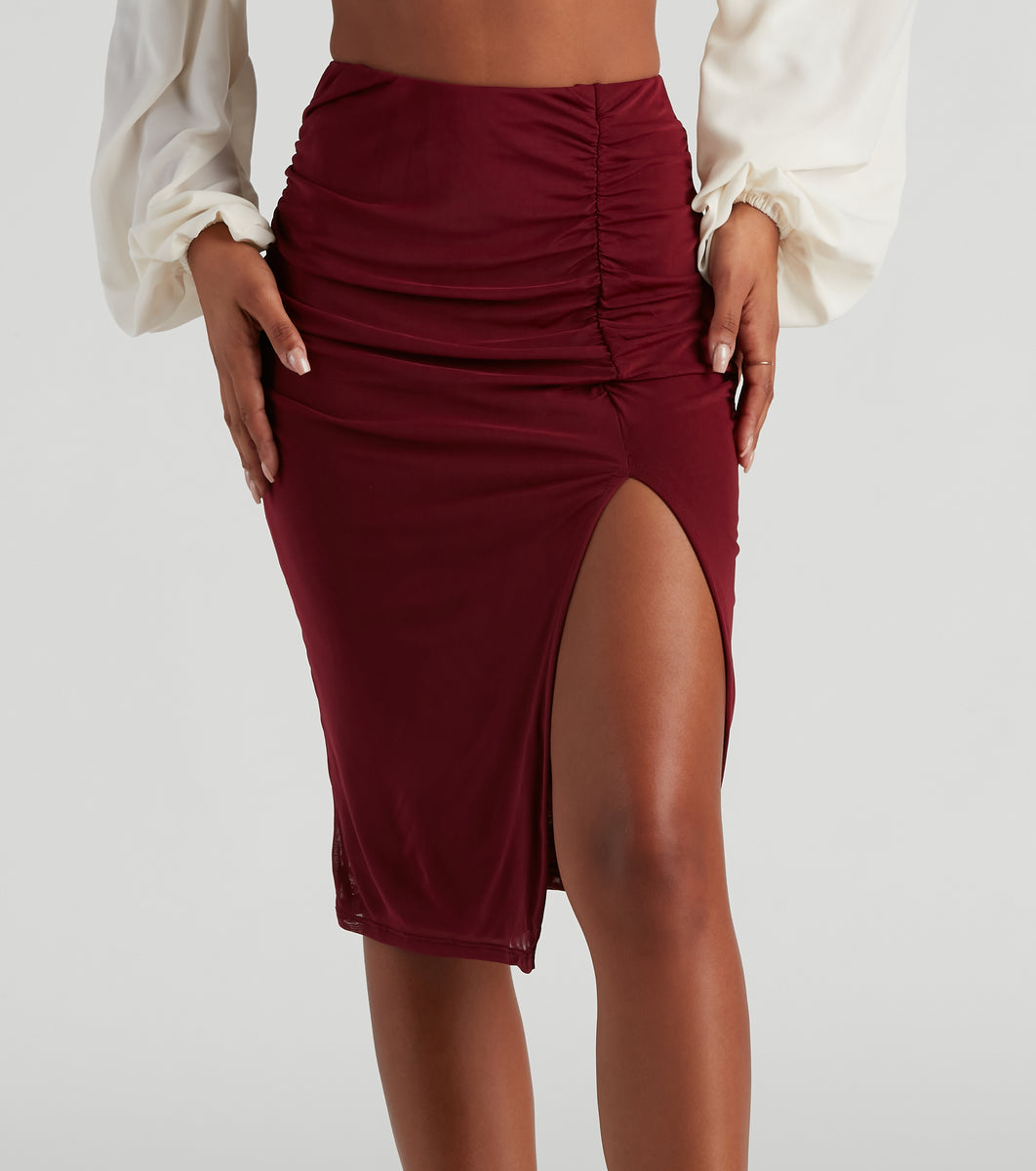 【関税込み】ALEXANDRE VAUTHIER Mesh midi skirt Alexandre Vauthier Mesh Midi Skirt | italist