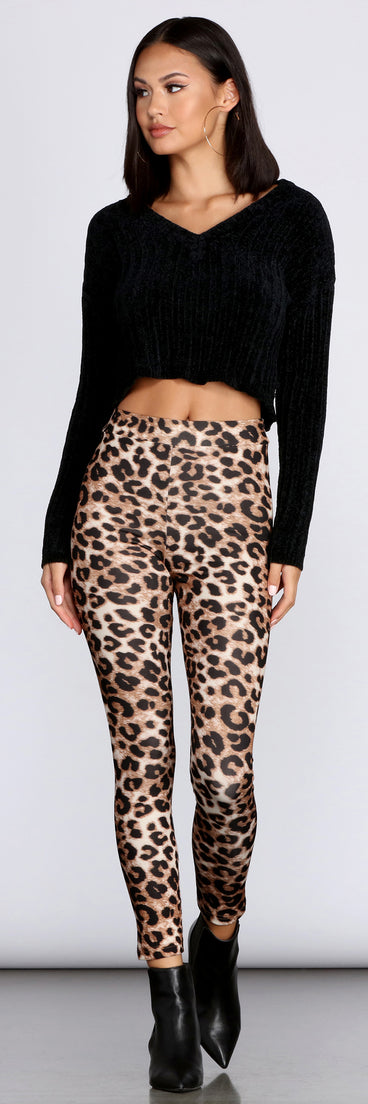 Leopard Print High Waist Leggings for 2022 festival outfits, festival dress, outfits for raves, concert outfits, and/or club outfits