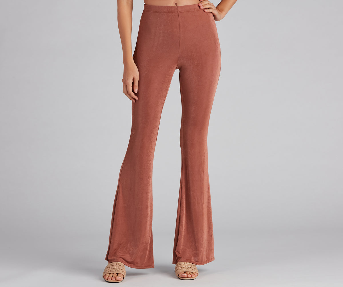 trunc88 High Stretch Flare Pants ブラウン High Stretch Flare Pants（その他パンツ）｜TRUNC 88（トランク