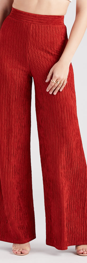 Go With The Flow High-Rise Wide-Leg Pants