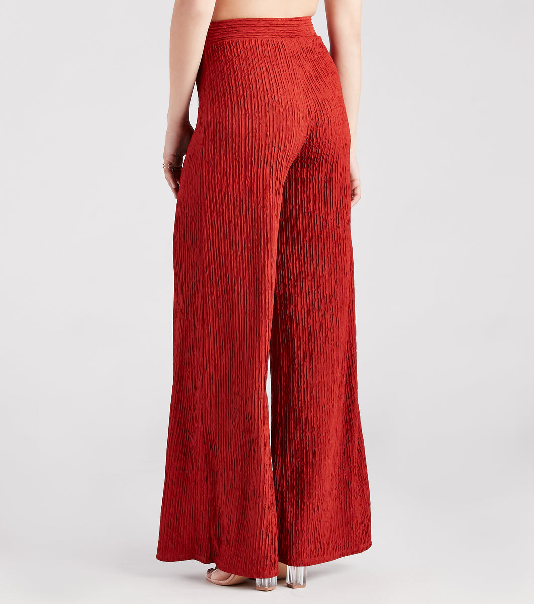 Go With The Flow High-Rise Wide-Leg Pants | Windsor