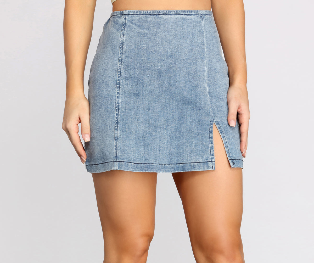 ★GLOWNY★ 247 DAY SNUG MINI SKIRT 2 Colors GY25PSSK001 GLOWNY SS25 RODEO MICRO MINI SKIRT / NVY - NUBIAN