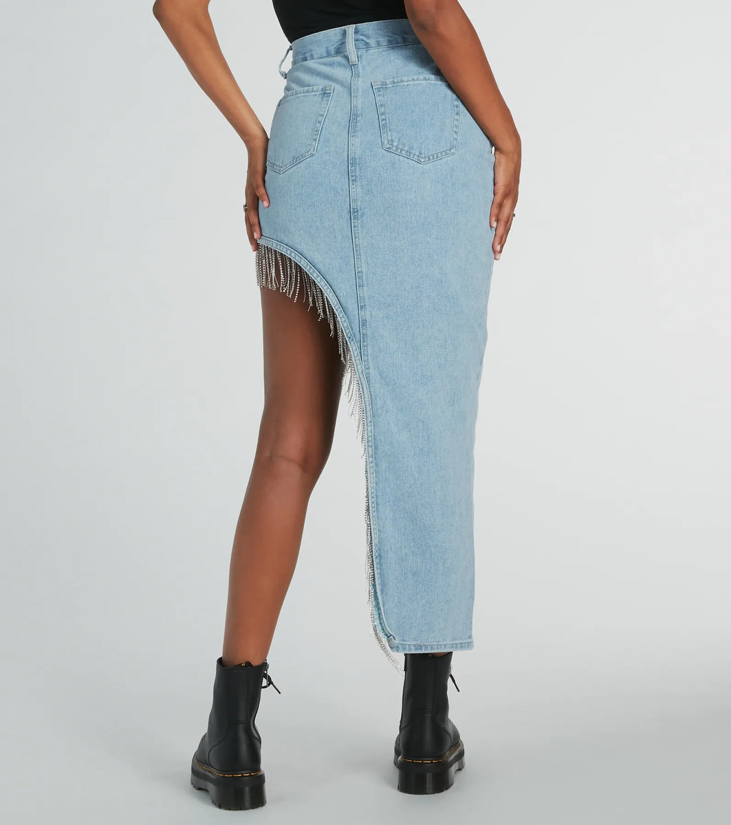 u*8様 【GRANCY】Fringedesign Denim Skirt u*8様 【GRANCY u*8様 【GRANCY】Fringedesign Denim Skirt u*8様 【GRANCY