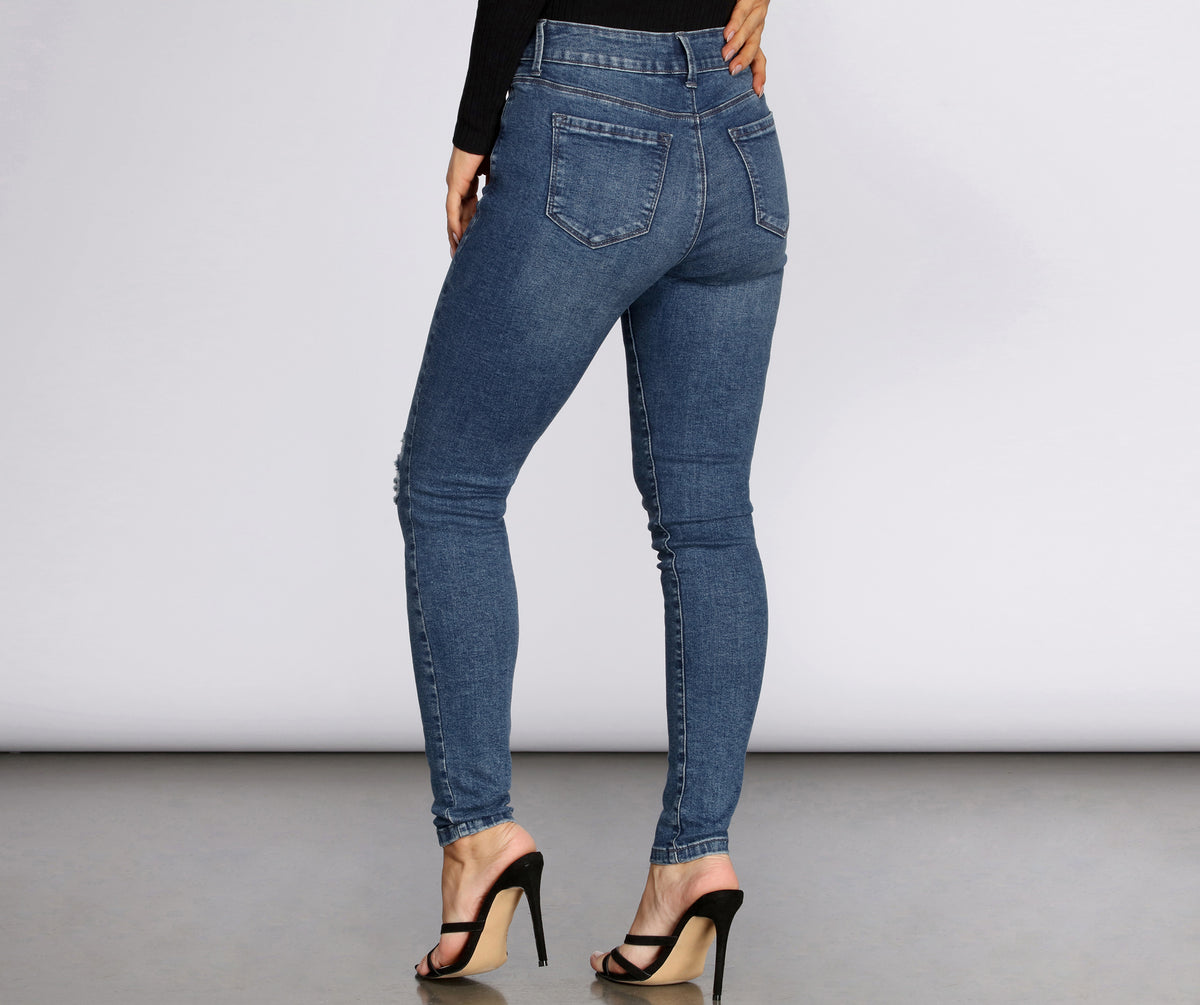 Mid Rise Skinny Jeans | Windsor