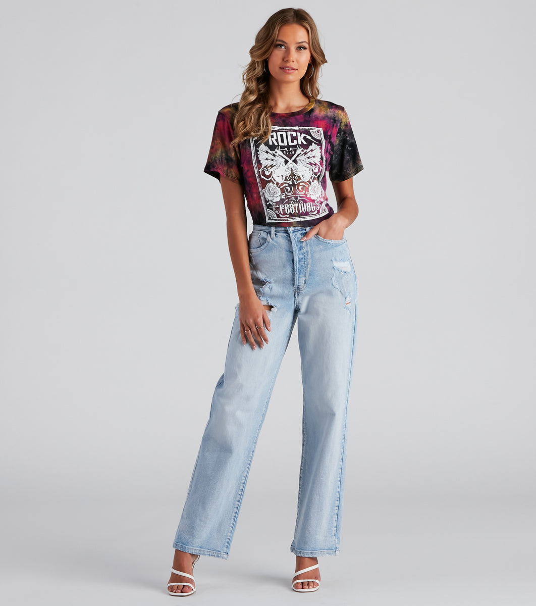 Vintage Chic Straight-Leg Jeans | Windsor