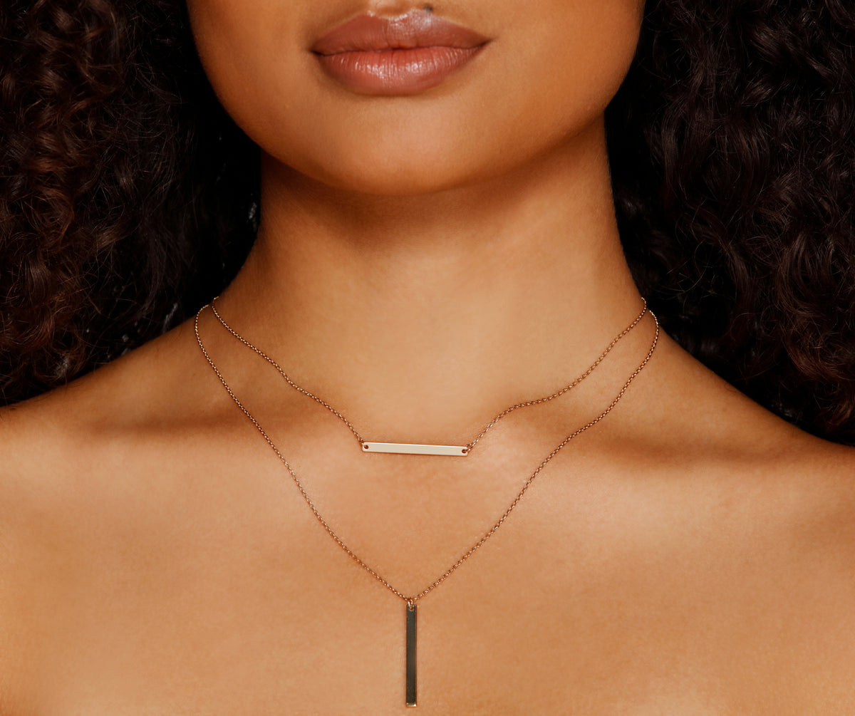 【新品未使用】PRY Layered Bar Necklace シュウト Layered Bar Necklace [slv925] – PRY