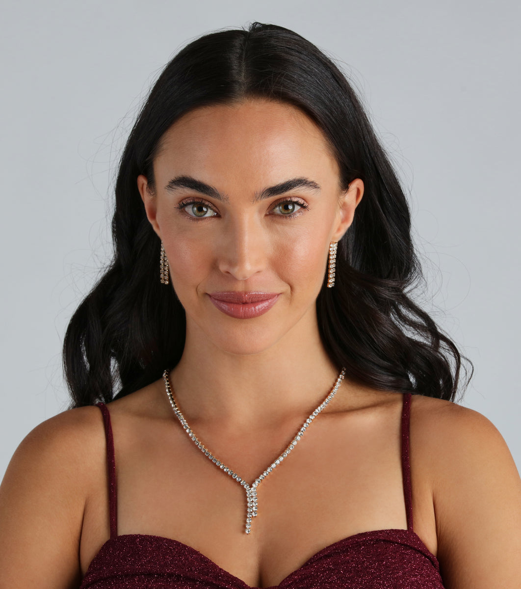 Beauty So Dazzling Necklace And Earrings Set | Windsor
