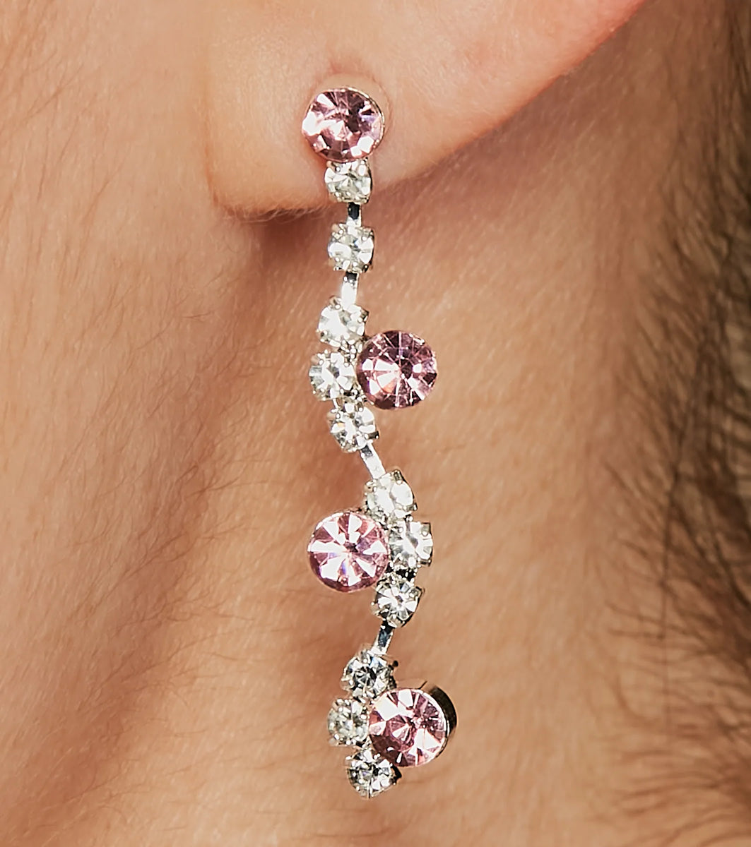 Endless Glamour Rhinestone Necklace And Earrings Set | Windsor