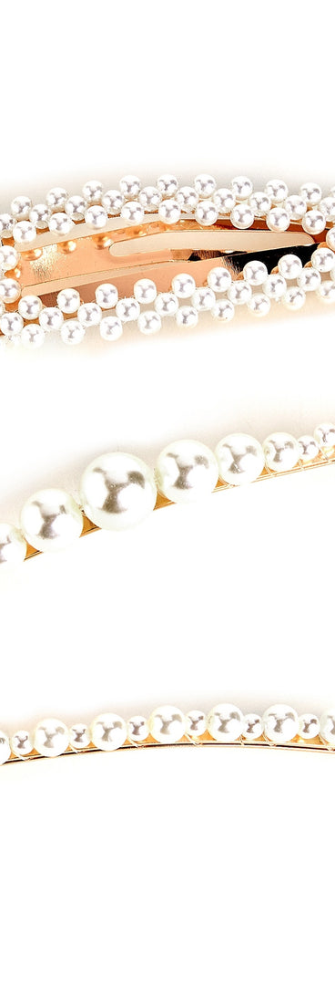 Pretty In Pearls Hair Pins