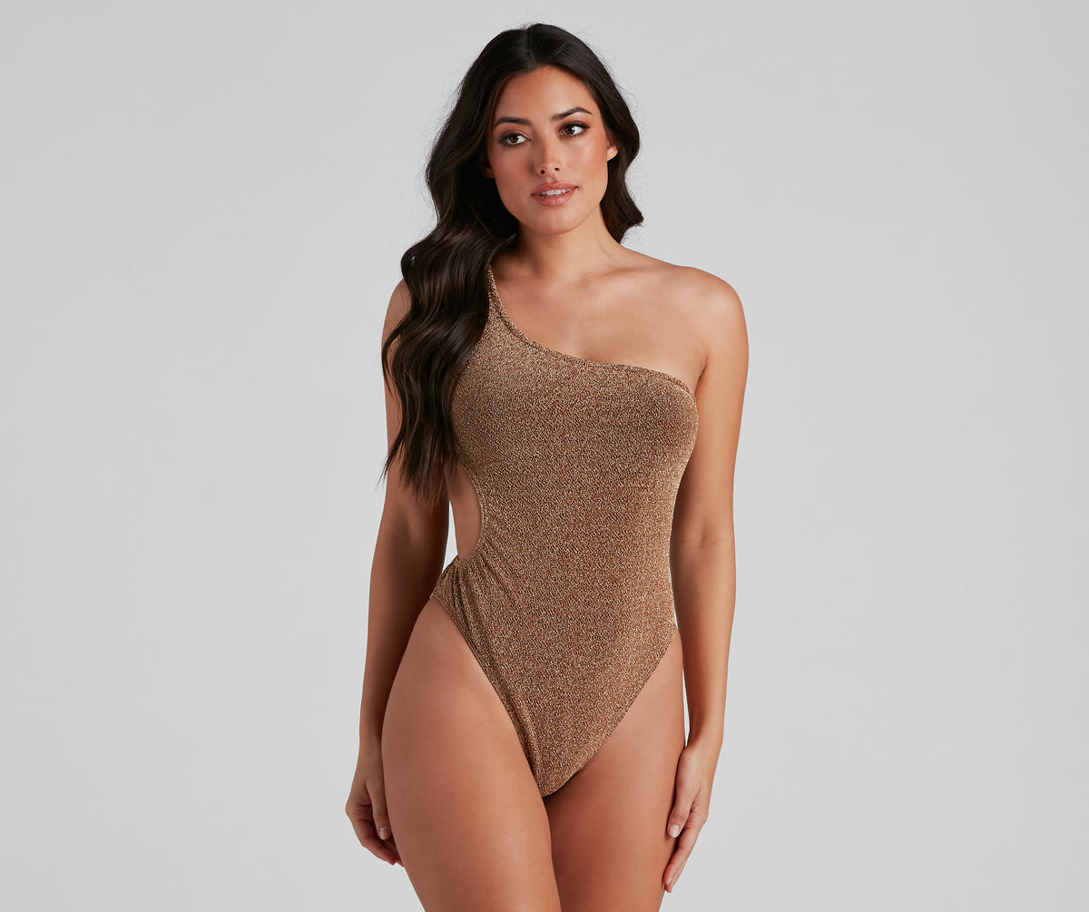 Glitter Scene Lurex One Piece Swimsuit | Windsor