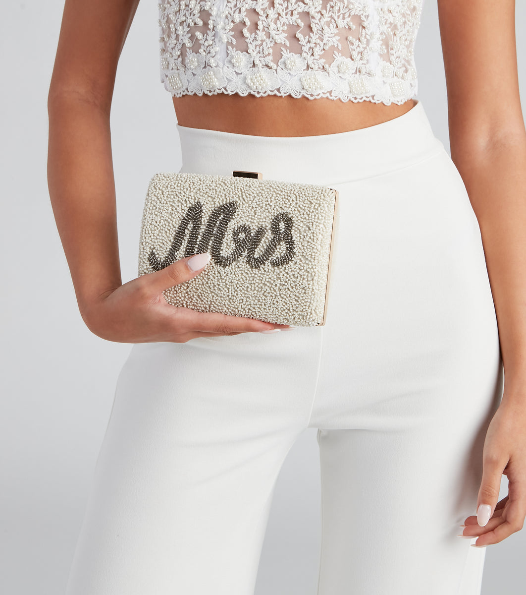 Future Beaded Clutch Bag Windsor