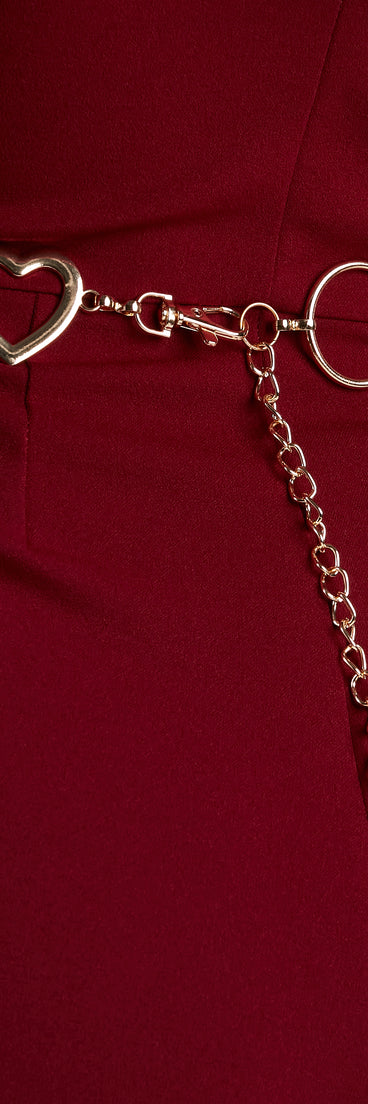 Heart Strings Chain Belt