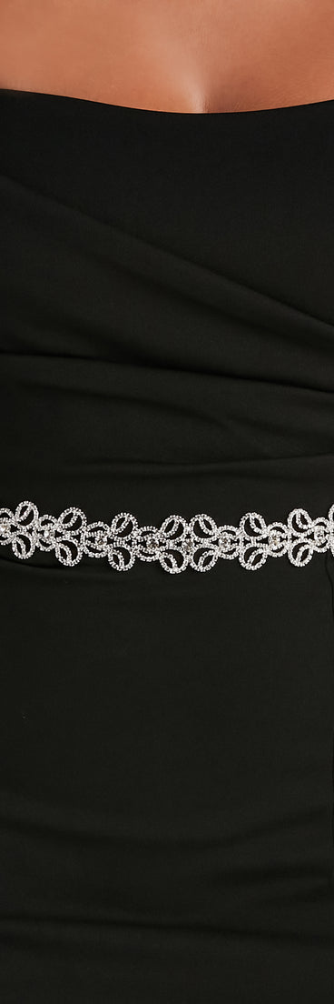 Elegant Sparkle Rhinestone Belt