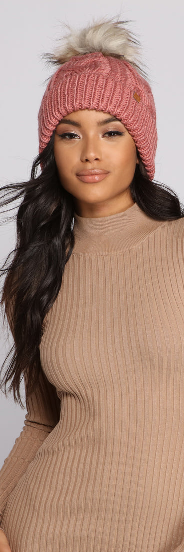 Keeping Knit Cozy Ribbed Beanie
