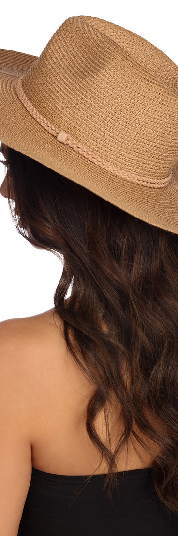 Braided Trim Panama Hat