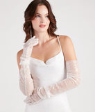 Reigning Sparkle Sequins Long Gloves