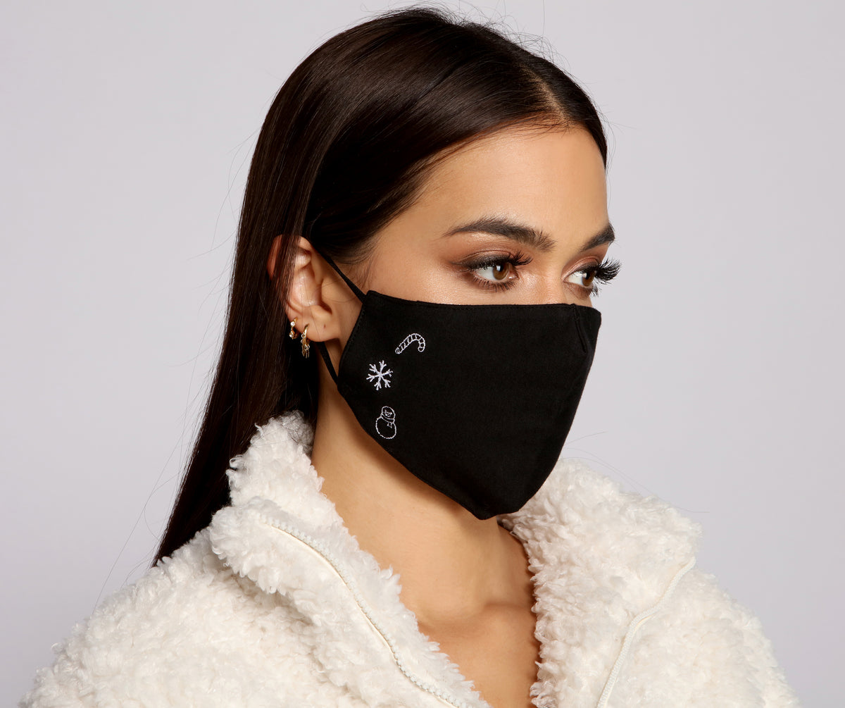 Holiday Night Face Mask with Earloops | Windsor