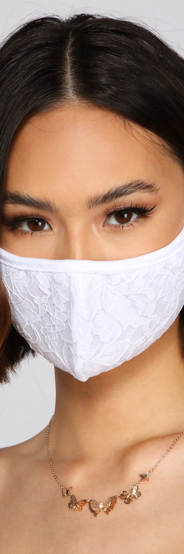 Chic Lace Face Mask