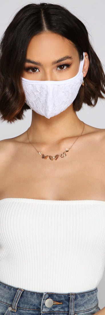 Chic Lace Face Mask
