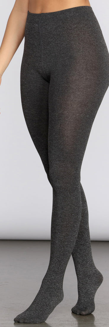 Fleece Lined Tights Set Of Two