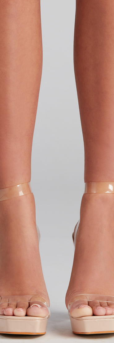 Elevated Style Platform Lucite Heels are chic ladies' shoes to complete your best 2023 outfits. They come in a variety of trendy women's shoe styles like platforms and dressy low-heels, & are available in wide widths for better comfort.