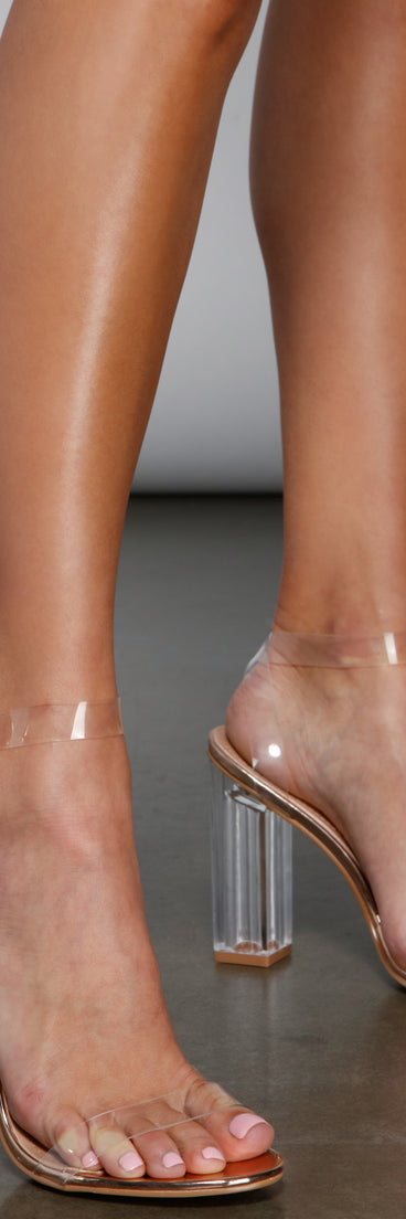 In The Clear Lucite Block Heels are chic ladies' shoes to complete your best 2023 outfits. They come in a variety of trendy women's shoe styles like platforms and dressy low-heels, & are available in wide widths for better comfort.