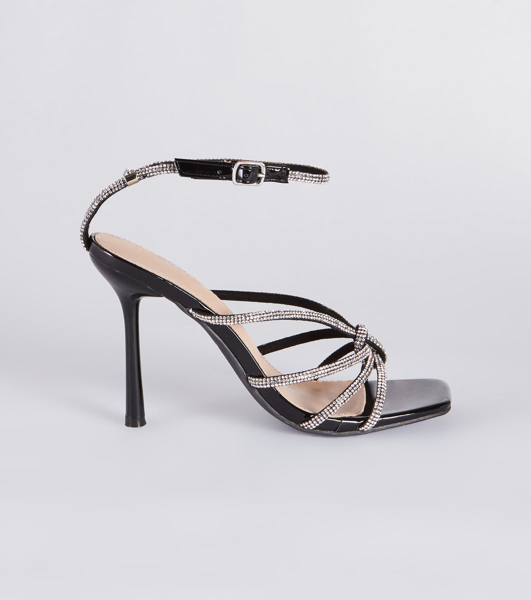 stiletto strappy heels
