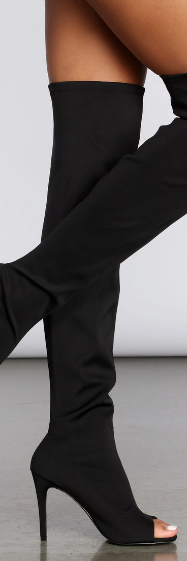 A Sassy Moment Peep Toe Stiletto Boots are chic ladies' shoes to complete your best 2023 outfits. They come in a variety of trendy women's shoe styles like platforms and dressy low-heels, & are available in wide widths for better comfort.