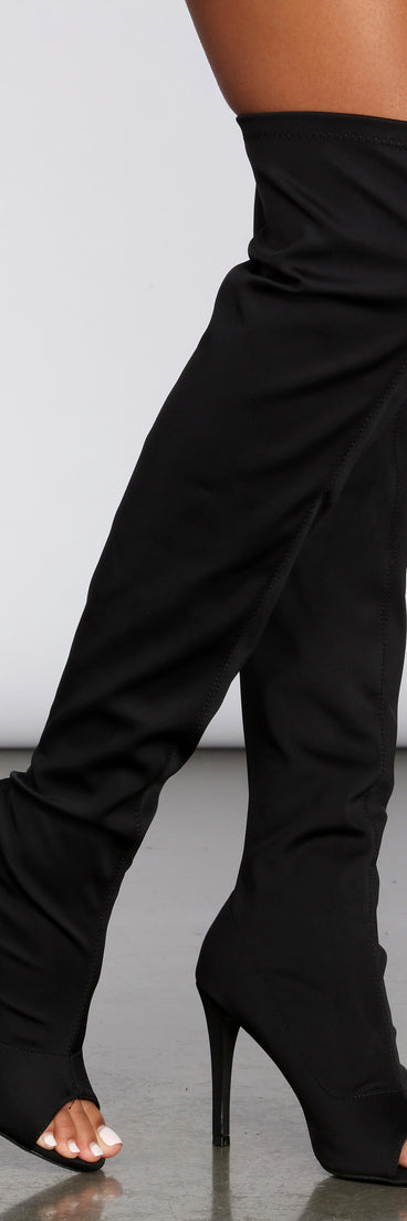 A Sassy Moment Peep Toe Stiletto Boots are chic ladies' shoes to complete your best 2023 outfits. They come in a variety of trendy women's shoe styles like platforms and dressy low-heels, & are available in wide widths for better comfort.