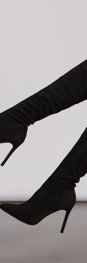 Over The Knee Stiletto Heel Boots are chic ladies' shoes to complete your best 2023 outfits. They come in a variety of trendy women's shoe styles like platforms and dressy low-heels, & are available in wide widths for better comfort.