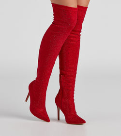 Stellar Shine Thigh-High Stiletto Boots are chic ladies' shoes to complete your best 2023 outfits. They come in a variety of trendy women's shoe styles like platforms and dressy low-heels, & are available in wide widths for better comfort.