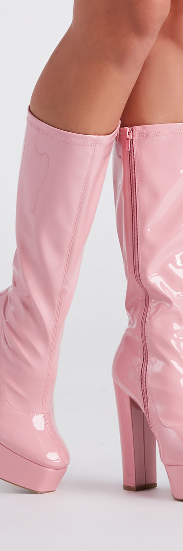 Babelicious Under-The-Knee Boots is a trendy pick to create 2023 concert outfits, festival dresses, outfits for raves, or to complete your best party outfits or clubwear!