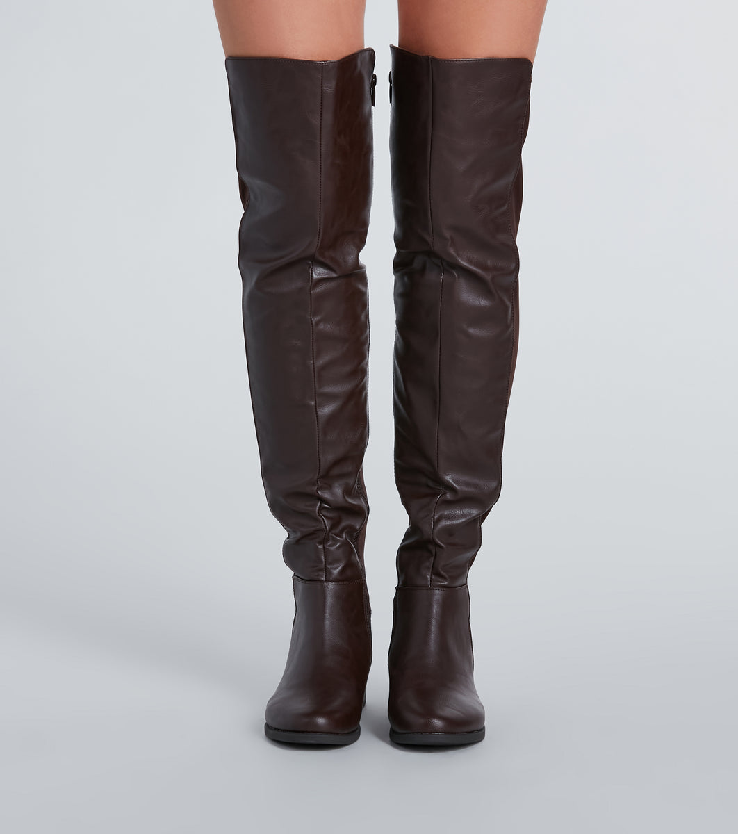 On Repeat Flat Over-The-Knee Boots