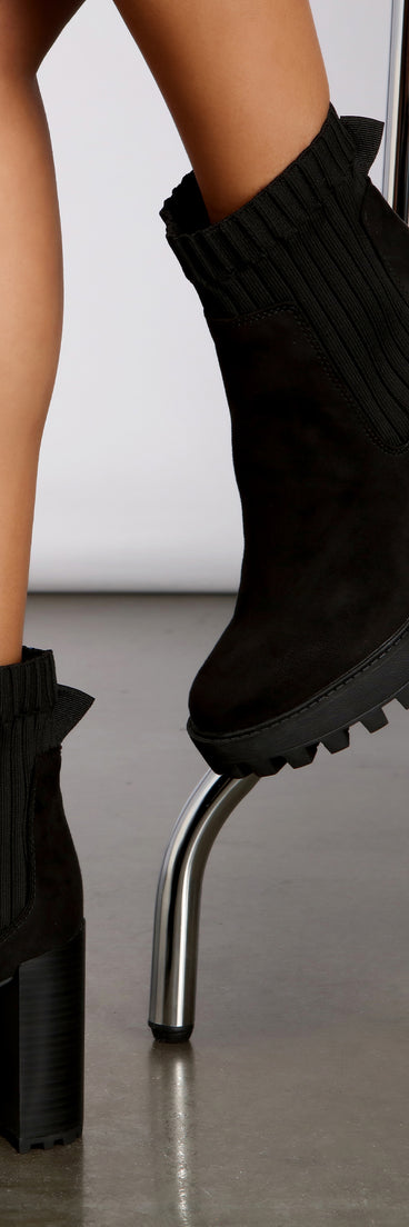 Add Some Edge Lug Sole Booties are chic ladies' shoes to complete your best 2023 outfits. They come in a variety of trendy women's shoe styles like platforms and dressy low-heels, & are available in wide widths for better comfort.